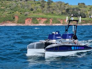 Uncrewed Surface Vessel (USV) Decibel on the water